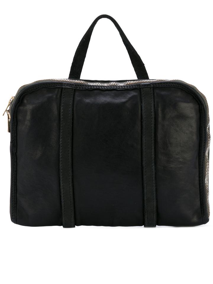 Guidi - Zip Around Clutch - Women - Horse Leather - One Size, Black, Horse Leather