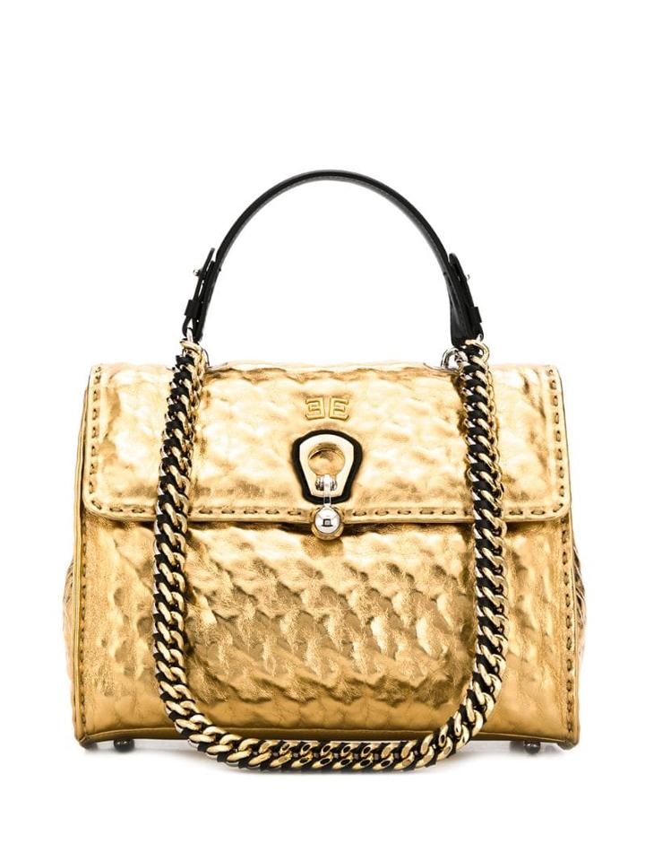 Ermanno Scervino Top-handle Logo Tote - Gold