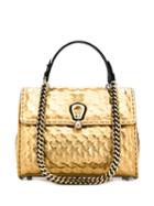 Ermanno Scervino Top-handle Logo Tote - Gold