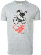 Paul Smith Jeans Monkey Print T-shirt, Men's, Size: Xl, Grey, Organic Cotton