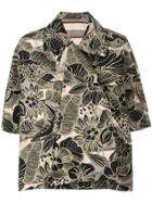 Antonio Marras Printed Cropped Jacket - Multicolour