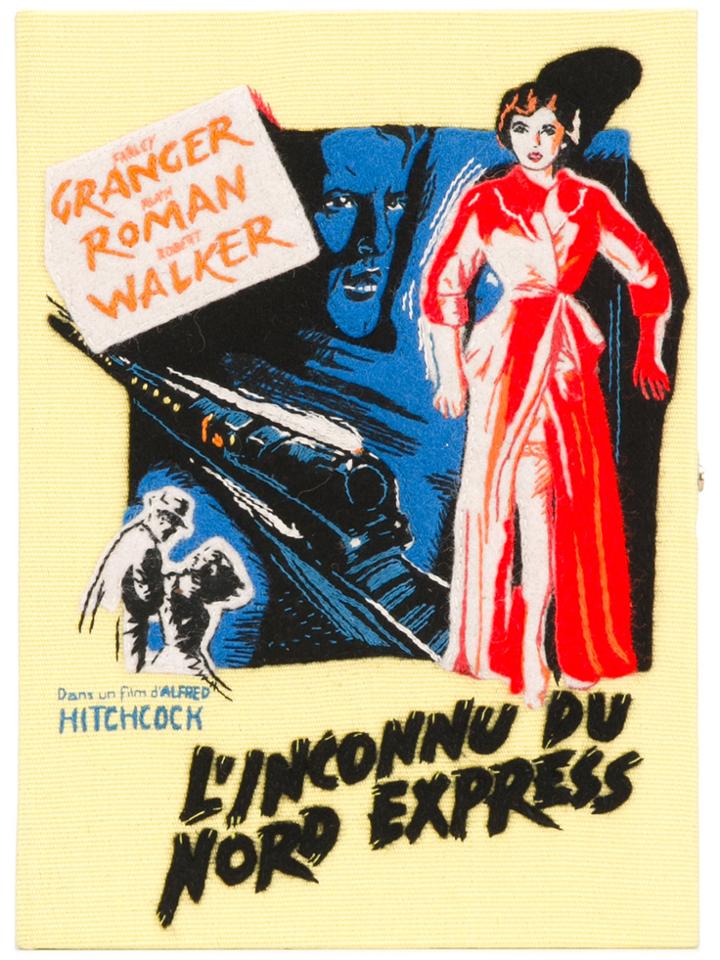 Olympia Le-tan L'inconnu Du Nord Express Book Clutch - Yellow & Orange