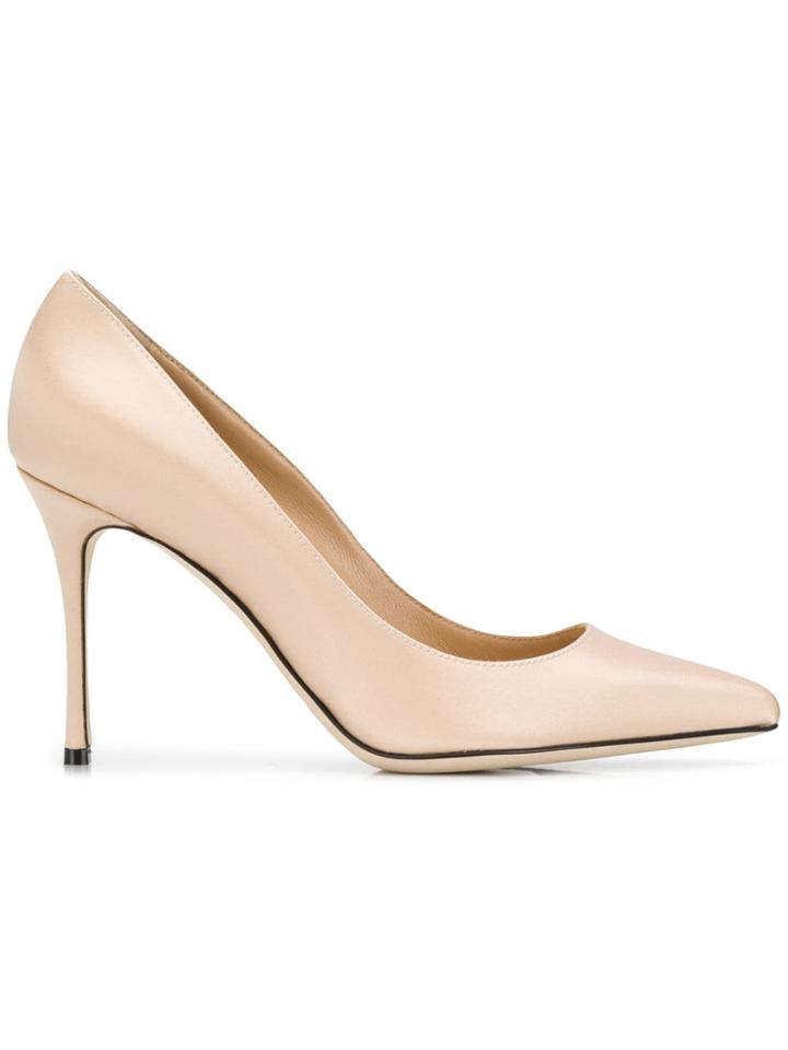 Sergio Rossi Classic Pointed Pumps - Neutrals