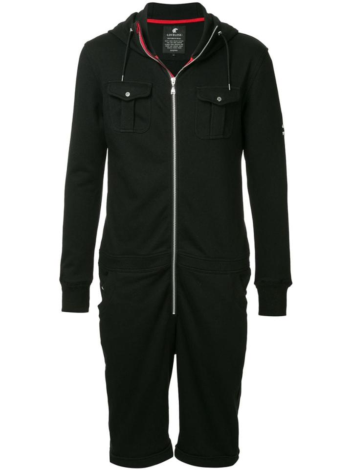 Loveless Shorts Onesie - Black