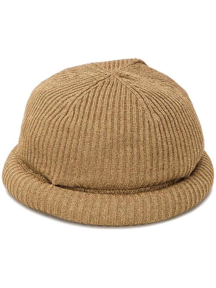 Missoni Mottled Weave Hat - Gold