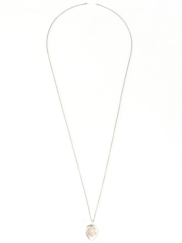 Werkstatt:münchen Pick Pendant Long Necklace - Metallic