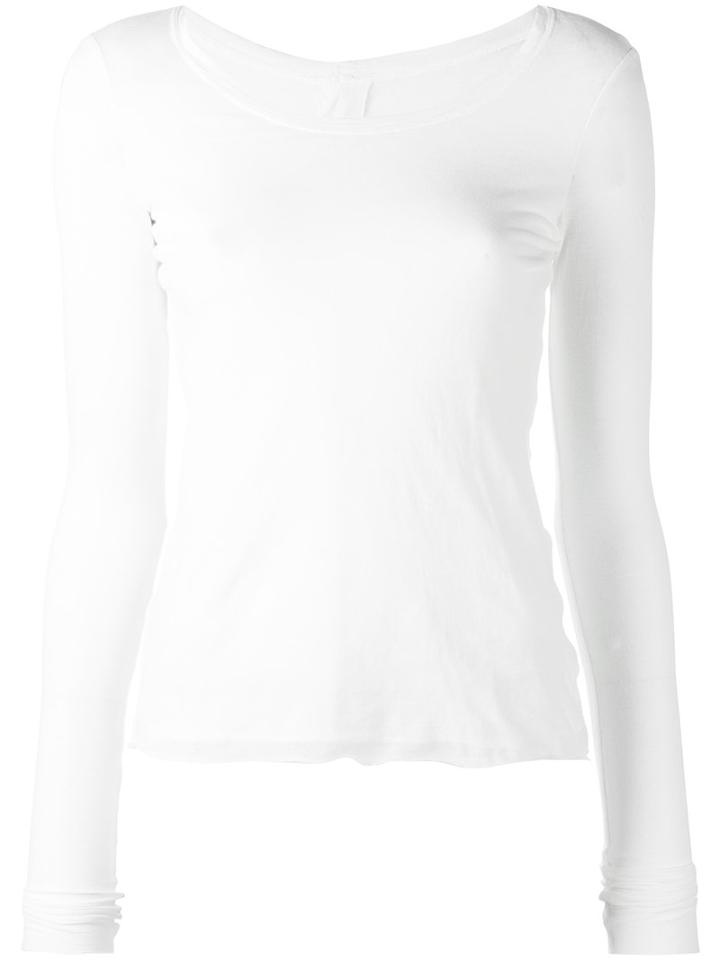 Kristensen Du Nord - Scoop Neck Jumper - Women - Cotton - 1, White, Cotton