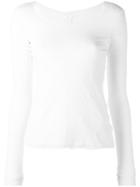 Kristensen Du Nord - Scoop Neck Jumper - Women - Cotton - 1, White, Cotton