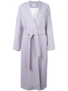 Forte Forte Long Robe Coat, Women's, Size: 1, Grey, Virgin Wool/alpaca/polyamide/viscose