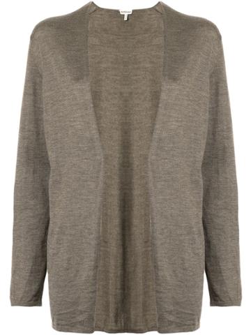 Hermès Pre-owned Open Front Cardigan - Brown