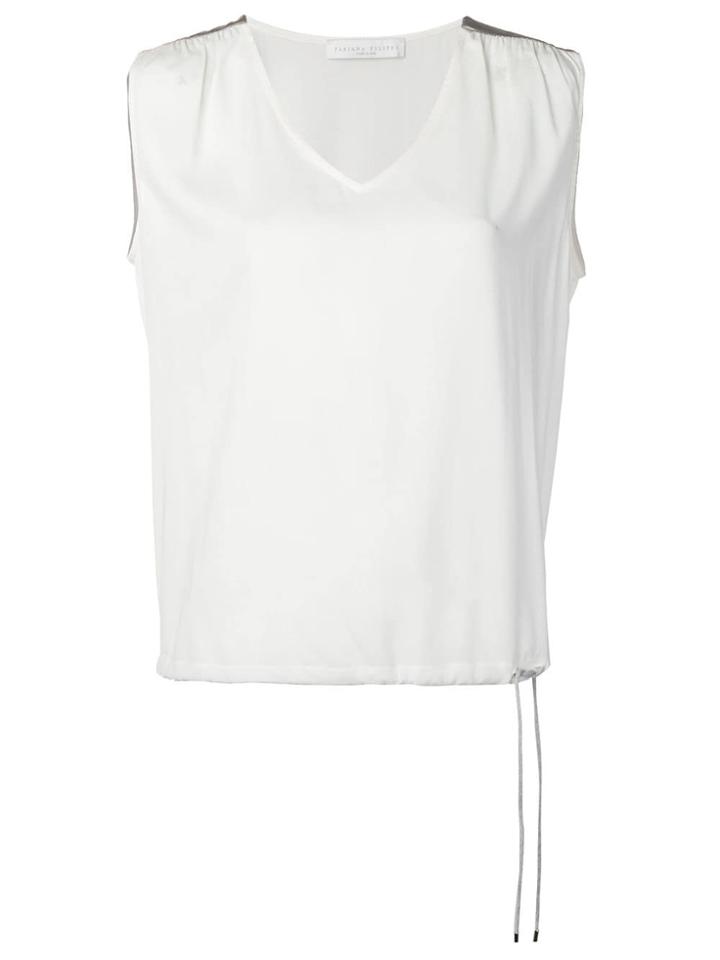 Fabiana Filippi Silk Tank Top - White