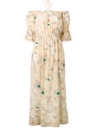 Ganni - Grace Dress - Women - Silk - 38, Nude/neutrals, Silk