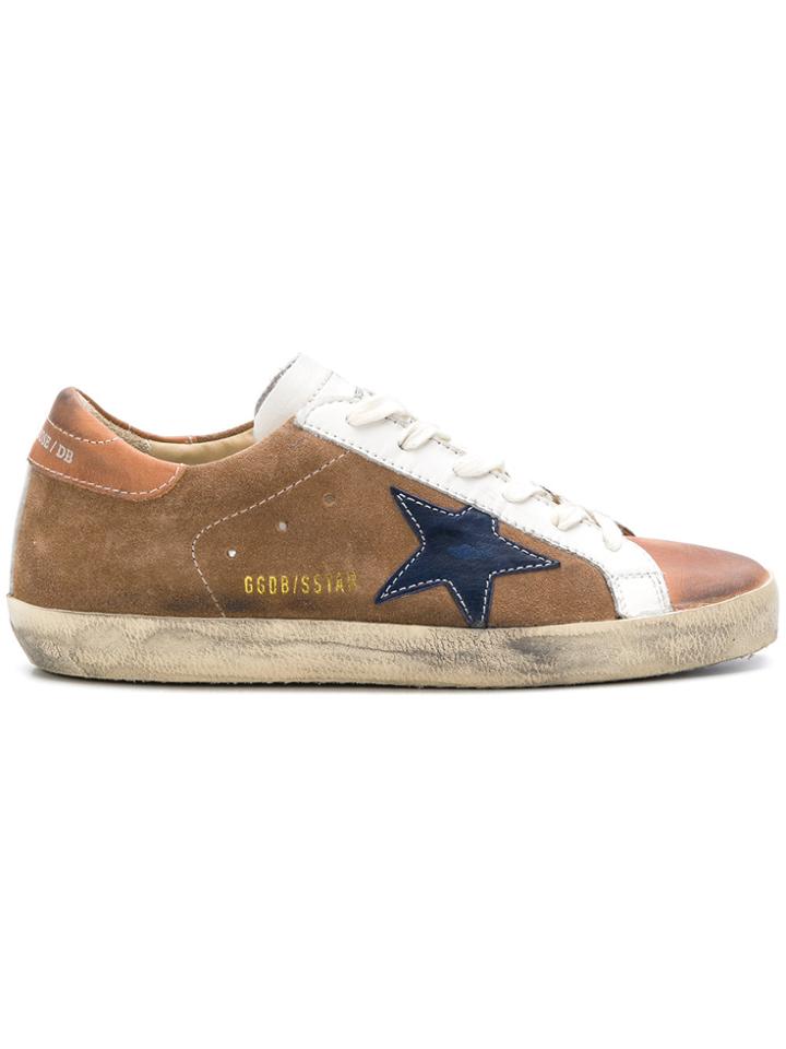 Golden Goose Deluxe Brand Superstar Contrast Sneakers - Brown