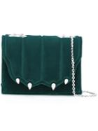 Marco De Vincenzo Paw Detail Shoulder Bag, Women's, Green