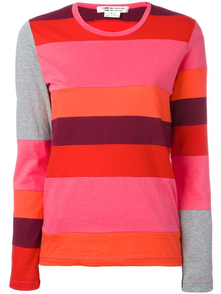 Comme Des Garçons Comme Des Garçons - Striped Jumper - Women - Cotton - M, Cotton