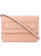 Red Valentino - Star Studded Clutch - Women - Calf Leather/metal - One Size, Pink/purple, Calf Leather/metal