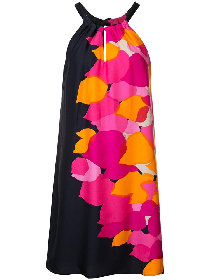 Trina Turk Halter-neck Dress, Women's, Size: 2, Black, Rayon/polyester