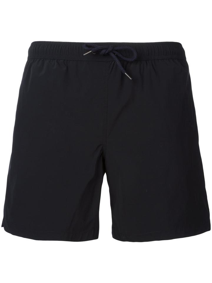Aspesi Drawstring Swim Shorts, Men's, Size: Xxl, Blue, Polyamide/spandex/elastane