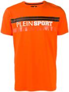 Plein Sport Logo Print T-shirt - Orange