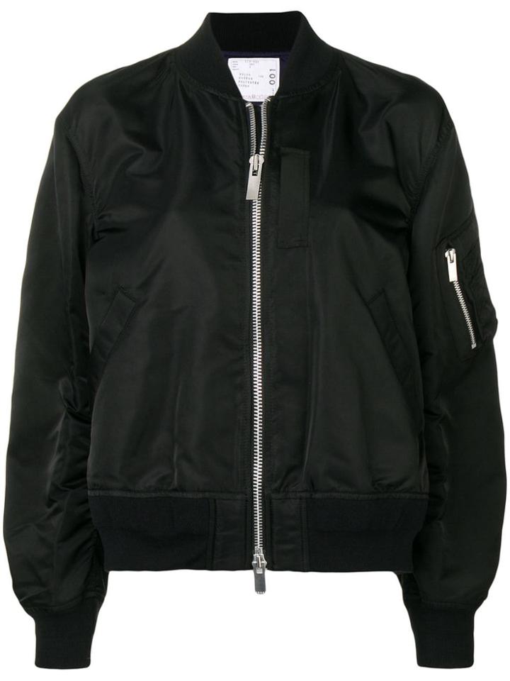Sacai Flight Jacket - Black