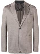 Canali Relaxed Blazer - Brown