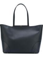 Mcm Claudia Tote, Women's, Blue, Leather