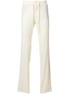Loro Piana Drawstring Mid Rise Trousers - White