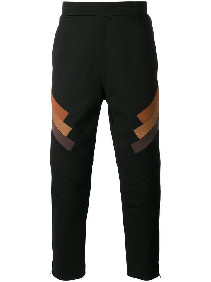 Neil Barrett - Drop-crotch Trousers - Men - Polyamide/polyester - 48, Black, Polyamide/polyester