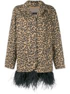 Simonetta Ravizza Leopard Print Blazer - Brown