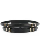 Tom Ford - Buckled Double Belt - Women - Calf Leather - 85, Black, Calf Leather