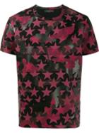Valentino 'rockstud Camustars' T-shirt, Men's, Size: Xl, Red, Cotton