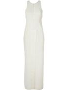 T By Alexander Wang Drape Suiting Zip Dress, Women's, Size: 2, Nude/neutrals, Polyester
