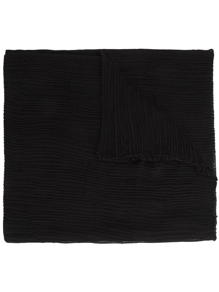 Denis Colomb 'twist' Stole, Adult Unisex, Black, Silk/cashmere