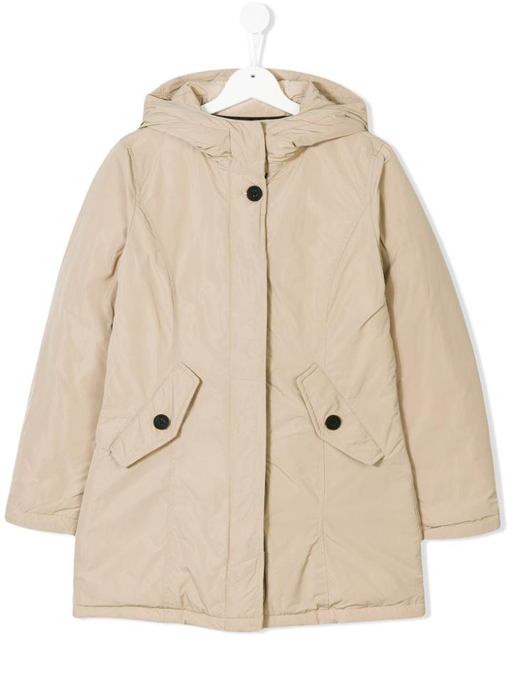 Freedomday Junior Teen Down Trench Coat - Nude & Neutrals