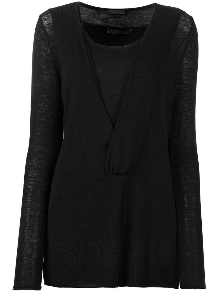 Les Copains Knitted Twin Set, Women's, Size: 46, Black, Virgin Wool