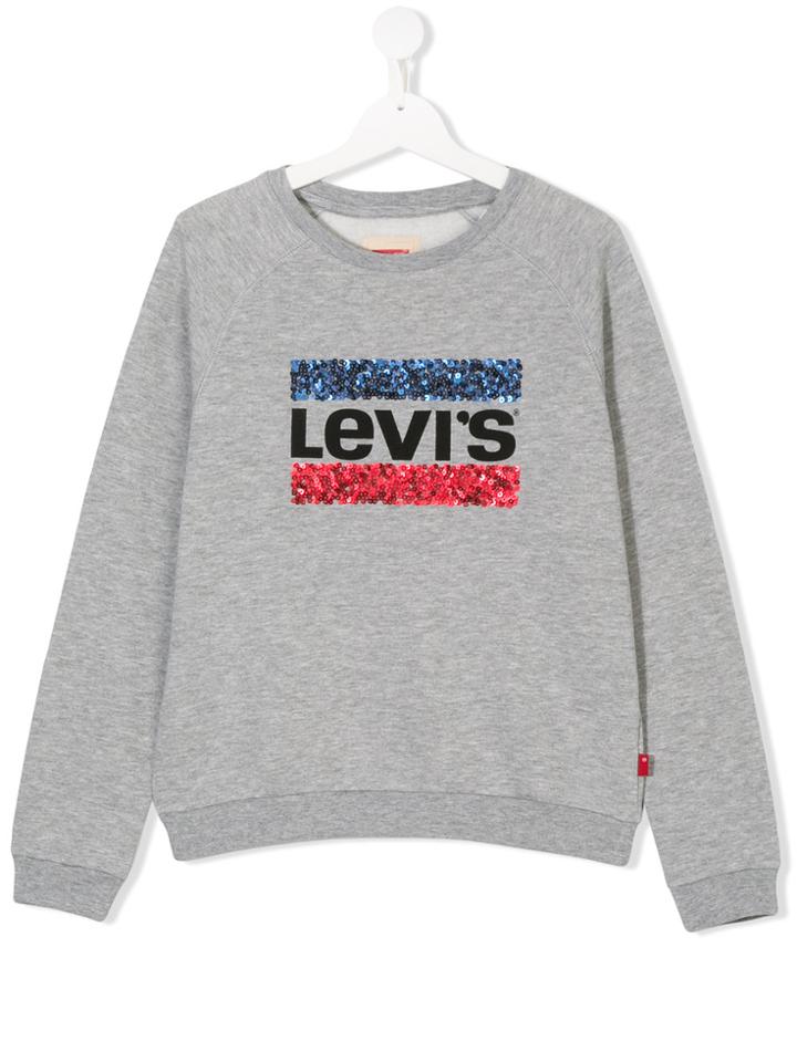 Levi's Kids Embellished Logo Sweater - Grey