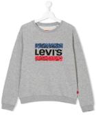 Levi's Kids Embellished Logo Sweater - Grey