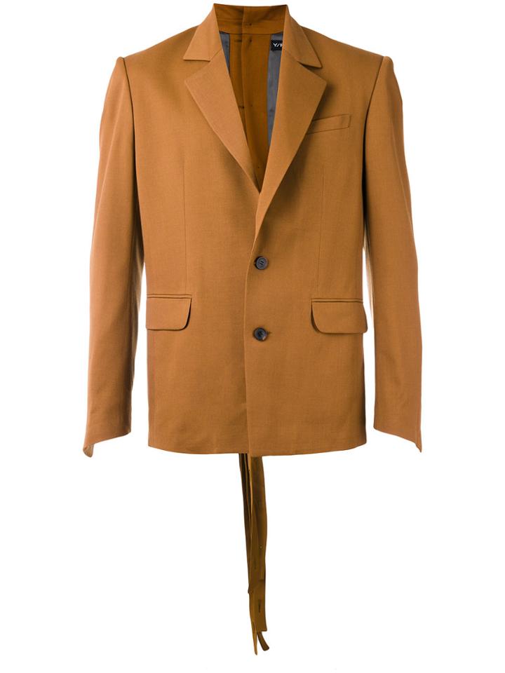 Y / Project Flap Pockets Blazer - Brown