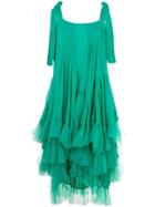 Cynthia Rowley Evelyn Tulle Dress - Green