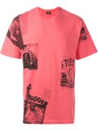 Stussy Photographed T-shirt, Men's, Size: Xl, Pink/purple, Cotton