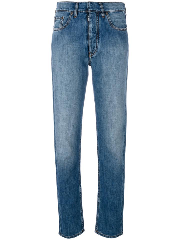 Maison Margiela Classic Tapered Trousers - Blue