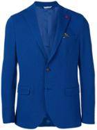 Manuel Ritz Classic Slim-fit Blazer - Blue