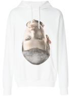 Ih Nom Uh Nit Head Print Hoodie - White