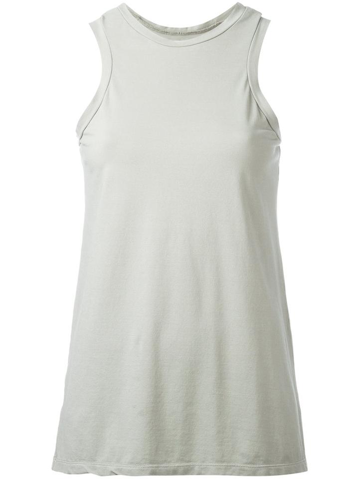Labo Art Classic Tank Top, Women's, Size: 3, Grey, Cotton/spandex/elastane