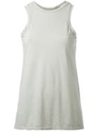 Labo Art Classic Tank Top, Women's, Size: 3, Grey, Cotton/spandex/elastane