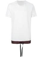 Low Brand Contrast Hem T-shirt - White