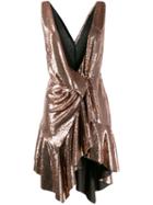 Philosophy Di Lorenzo Serafini Sleeveless Asymmetric Dress - Gold