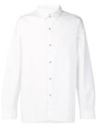 Visvim Plain Shirt, Men's, Size: 3, White, Cotton/linen/flax