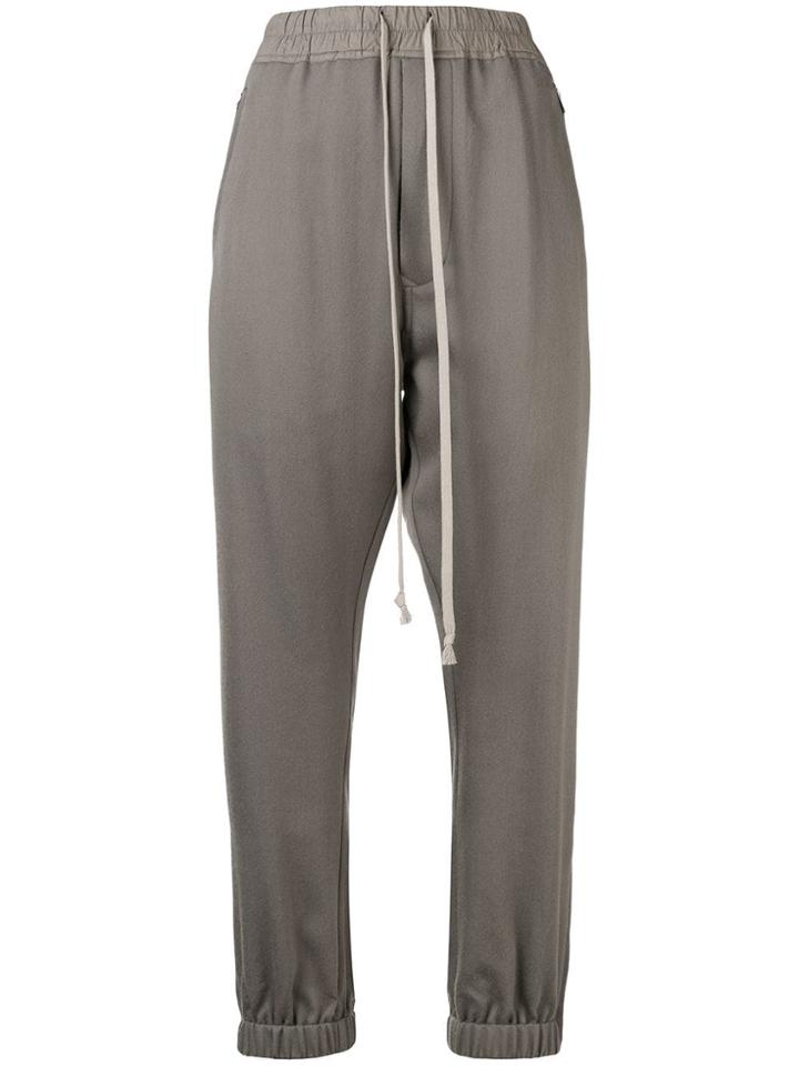 Rick Owens Drawstring Track Pants - Grey