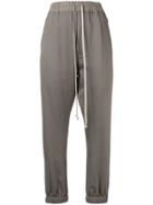 Rick Owens Drawstring Track Pants - Grey